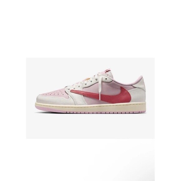 Travis Scott x Air Jordan 1 low Shy Pink Size 13 Men’s 100% Authentic main image 6